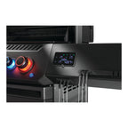 LCD temperature display and probe ports on the Napoleon Prestige 500 Phantom Connected