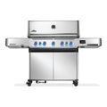 Napoleon Prestige 665 Connected Gas BBQ in stainless steel, front view