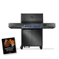 Napoleon Prestige Phantom 500 Connected Gas BBQ with free Barbecue Food From Round the World cookbook