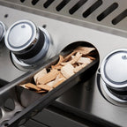 Wood-chip smoker tray on the Napoleon Prestige PRO 665 Built-In