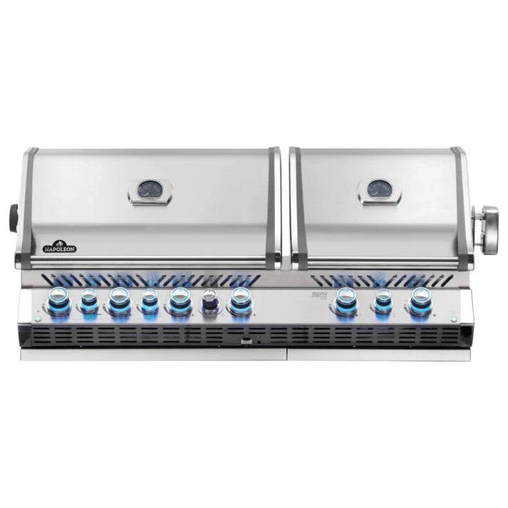 Napoleon Prestige PRO 825 Built-In gas grill head, front view