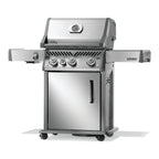 Napoleon Rogue PRO 425 SIB Gas BBQ, angled view from the left