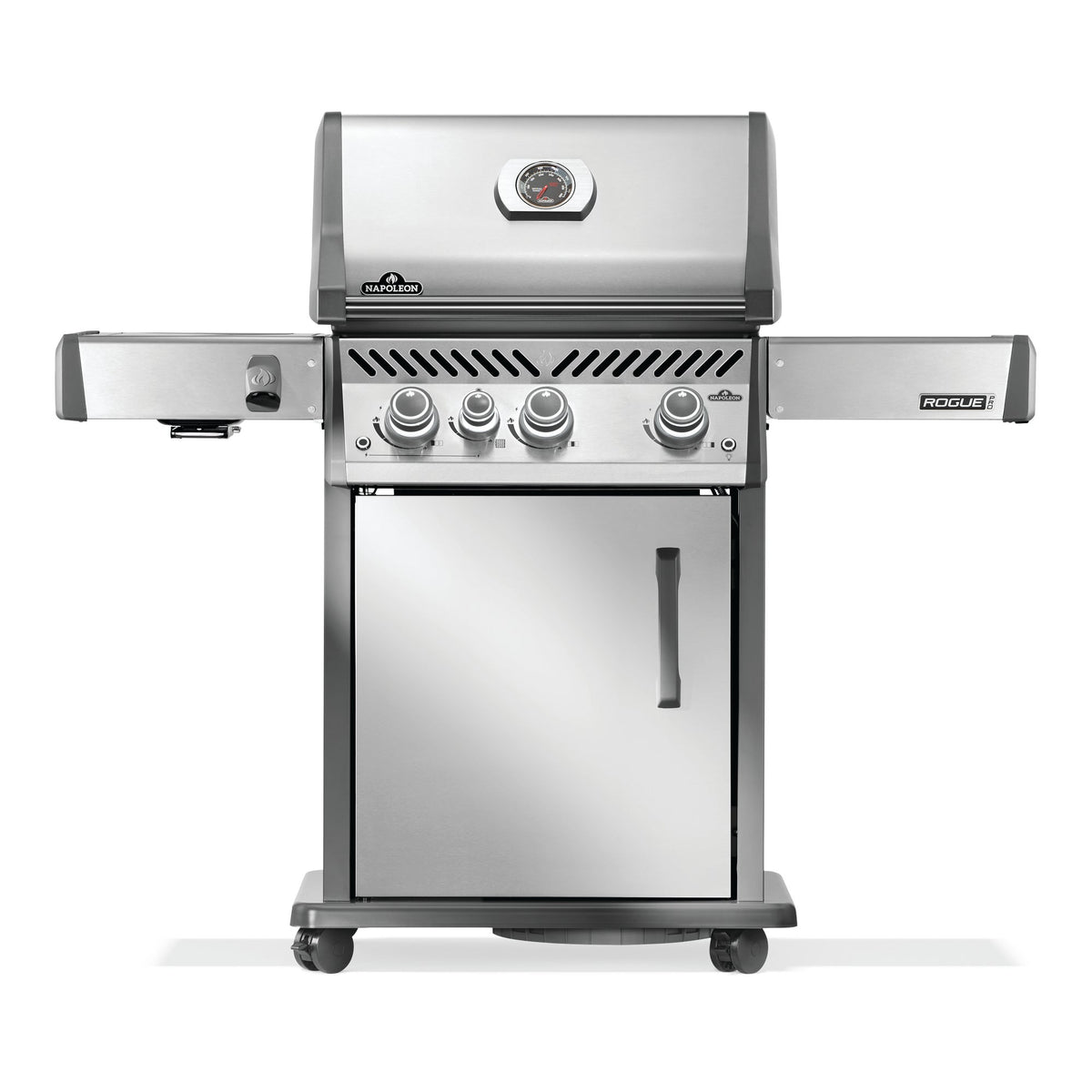 Napoleon Rogue PRO 425 SIB Gas BBQ in stainless steel, front view