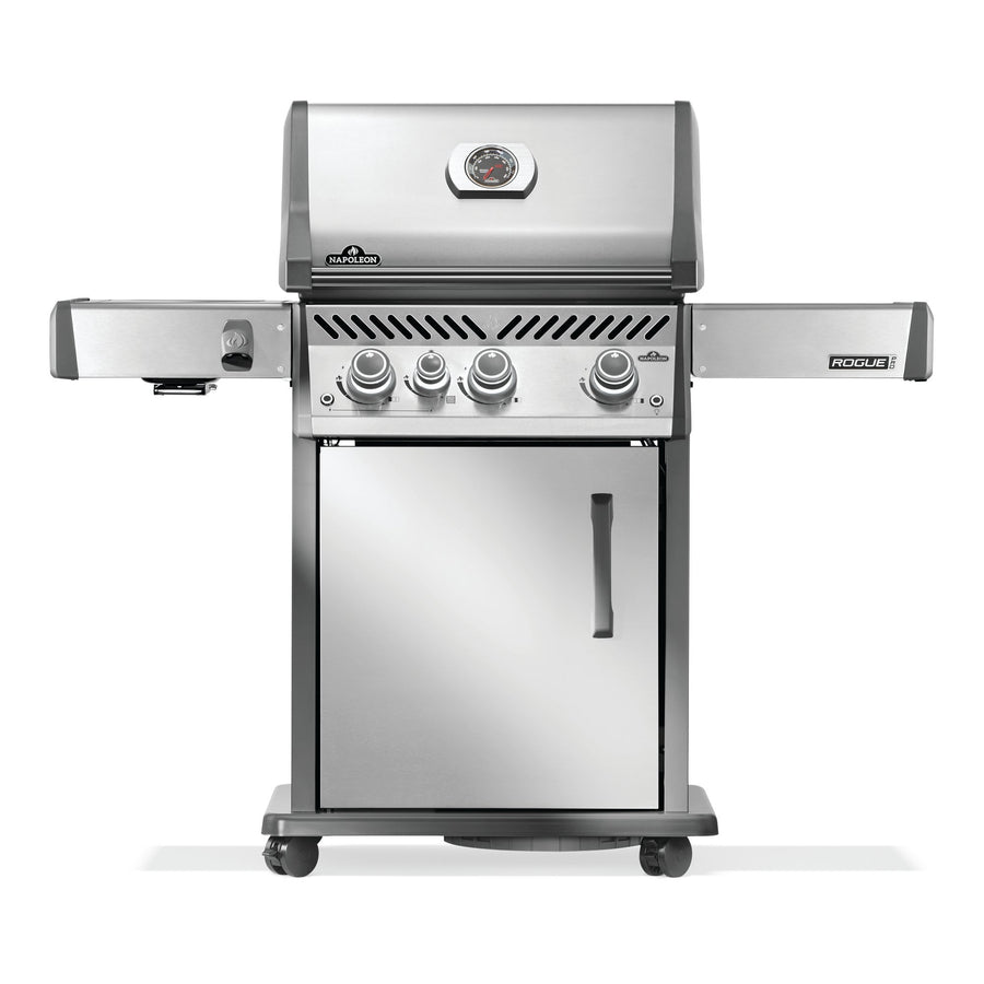 Napoleon Rogue PRO 425 SIB Gas BBQ in stainless steel, front view