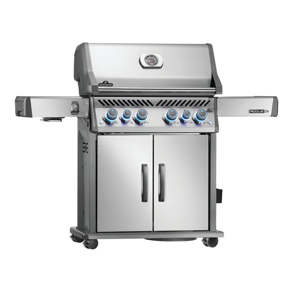 Napoleon Rogue PRO-S 525 Gas BBQ, angled view from the right