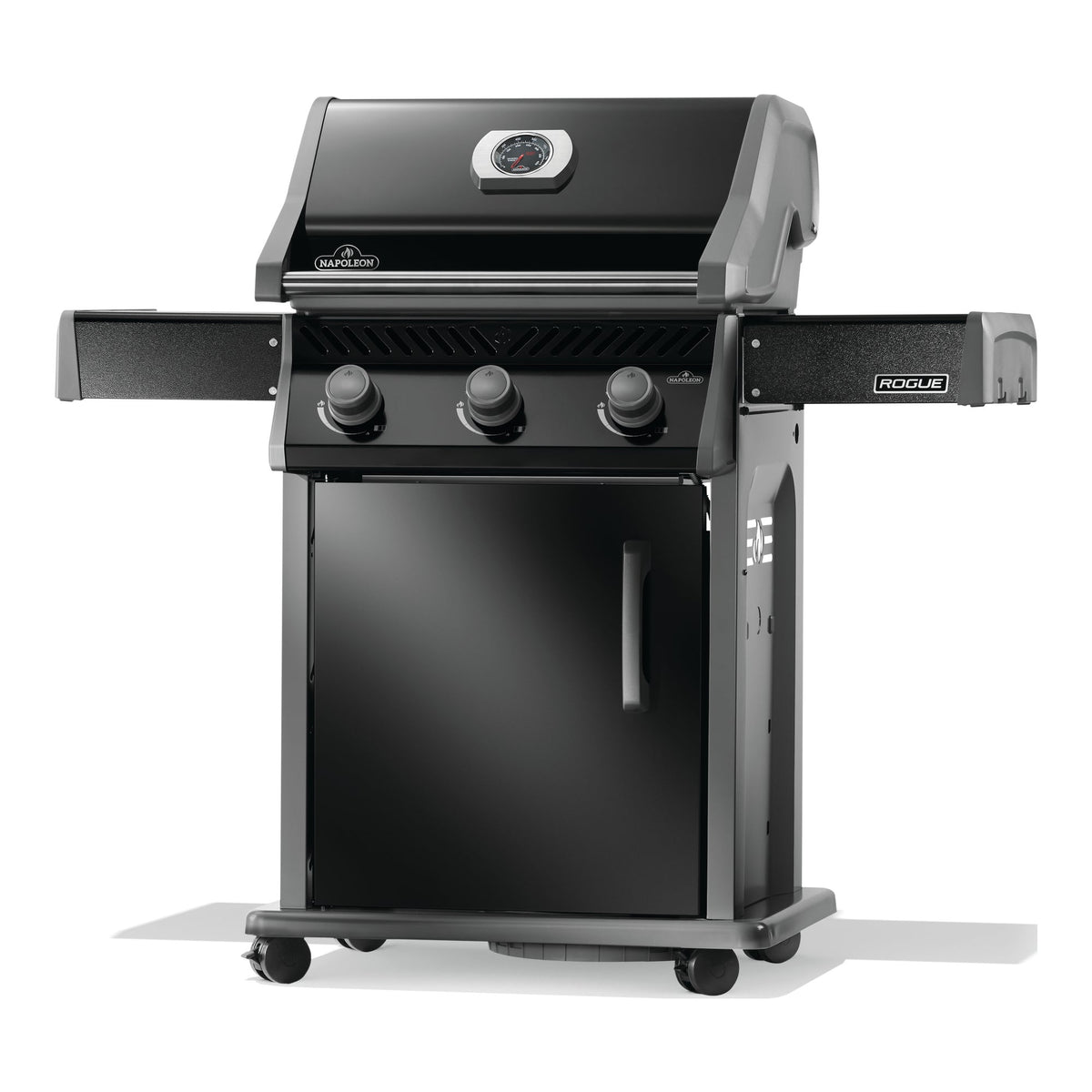 Napoleon Rogue R425 Gas BBQ, angled view from the left