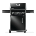 Napoleon Rogue R425 Gas BBQ with black lid, front view