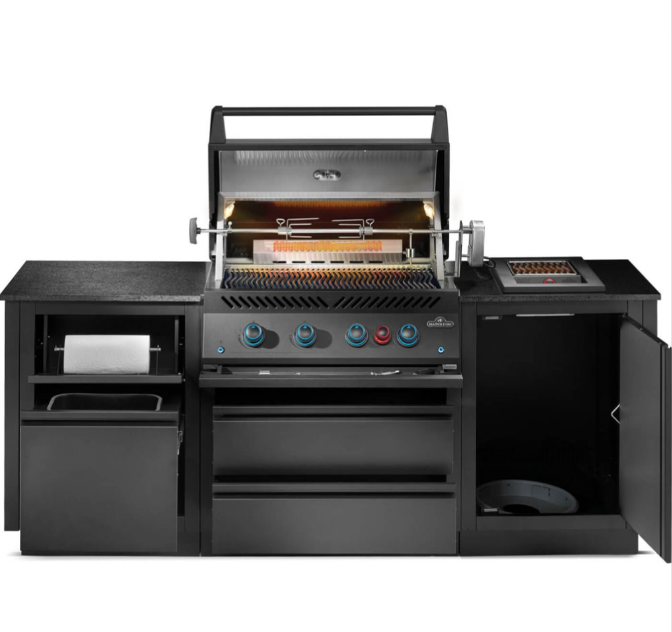Napoleon Oasis Compact c/w BIG32 Phantom, Matt Black, soft close